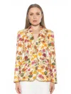 Alexia Admor Janet Chain Trim Blazer In Multi