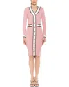 Alexia Admor Janet Long Sleeve Ribbed Sweater Dress