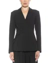 Alexia Admor Janna Longline Blazer In Black