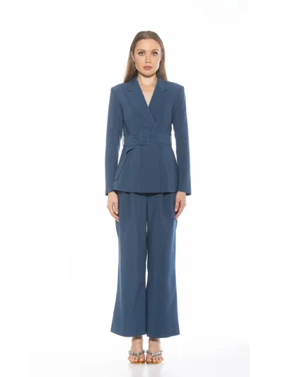 Alexia Admor Janna Blazer In Blue