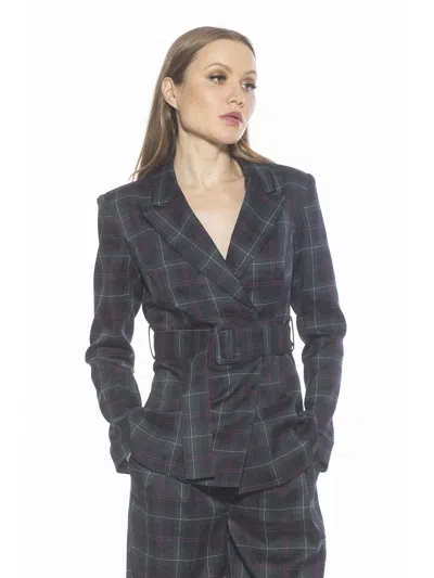 Alexia Admor Janna Plaid Blazer In Multi