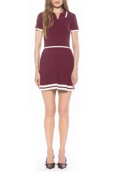 Alexia Admor Jasmine Pleated Dress In Neutral