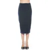 Alexia Admor Jayden Velvet Midi Skirt In Navy