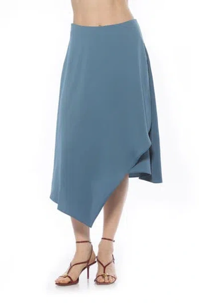 ALEXIA ADMOR ALEXIA ADMOR JESS ASYMMETRIC MIDI SKIRT