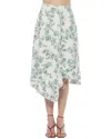 Alexia Admor Jess Asymmetric Skirt In White
