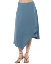 Alexia Admor Jess Asymmetric Skirt In Blue