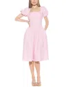 Alexia Admor Jessi Puff Sleeve Midi Dress