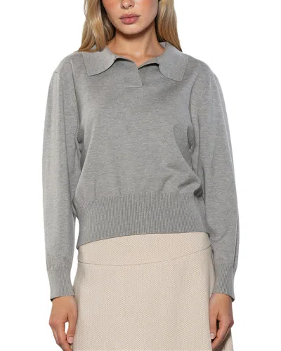 Alexia Admor Jessica Sweater In Gray