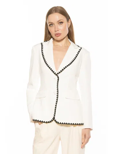 Alexia Admor Jessilyn Blazer In White
