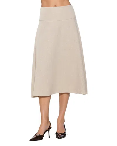 Alexia Admor Jill A-line Skirt In Neutral