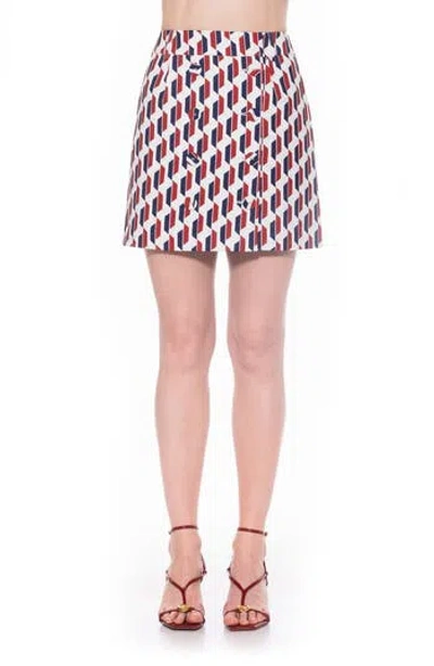 Alexia Admor Jinny High Rise Double Button Miniskirt