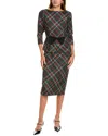 Alexia Admor Joyce Sheath Midi Dress In Green