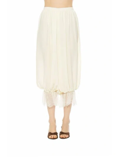 Alexia Admor Jules Bloomer Pants In White