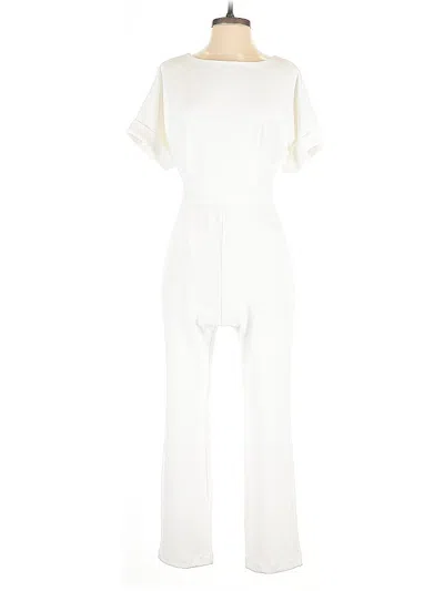 Pre-owned Alexia Admor Jumpsuit In White