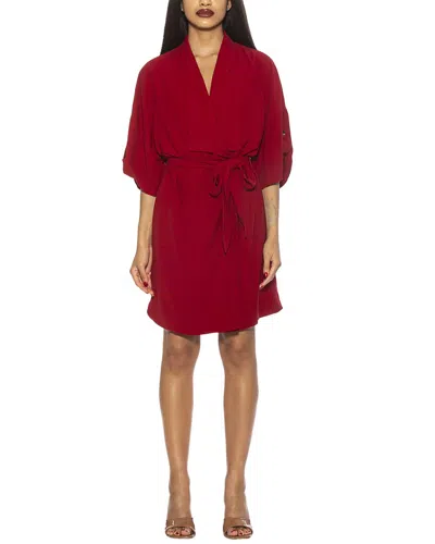 Alexia Admor June Wrap Dress In Red