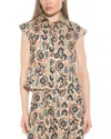 Alexia Admor Juniper Button-up Shirt In Brown