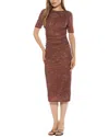 Alexia Admor Keaton Sheath Dress In Brown