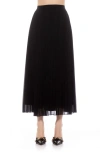 ALEXIA ADMOR ALEXIA ADMOR KESIA MIDI CHIFFON PLEATED SKIRT