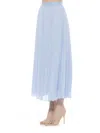 Alexia Admor Kesia Midi Chiffon Pleated Skirt In Multi