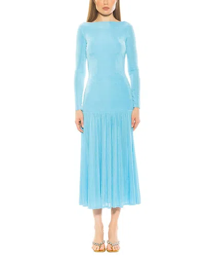 Alexia Admor Khaite Drop Waist Maxi Dress In Blue