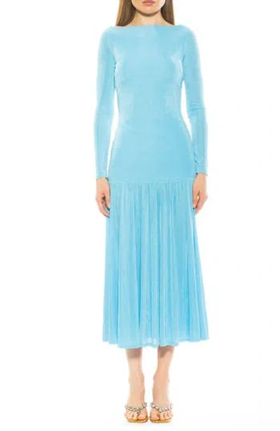 ALEXIA ADMOR ALEXIA ADMOR KHAITE LONG SLEEVE MIDI DRESS