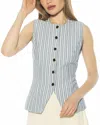 Alexia Admor Kinsley Vest Top In Multi