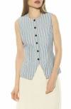 Alexia Admor Kinsley Vest Top In Blue