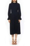 Alexia Admor Lana Fit & Flare Midi Dress In Blue