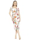 Alexia Admor Lancing Dress In Ivory Floral