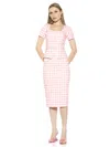 Alexia Admor Vance Peplum Sheath Dress In Pink