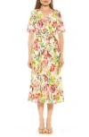 Alexia Admor Larisa Fit & Flare Dress In Large Floral