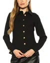 Alexia Admor Leland Button-up Shirt In Black