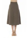 Alexia Admor Leonie Skirt In Grey
