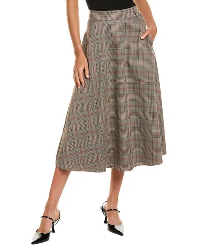 Alexia Admor Leonie Tweed Maxi Skirt In Black