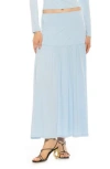 Alexia Admor Lia Low Rise Maxi Skirt In Halogen Blue