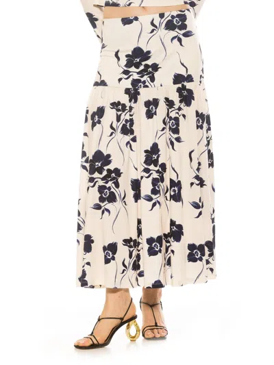 Alexia Admor Lia Skirt In Blue