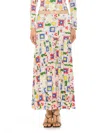 Alexia Admor Lia Low Rise Maxi Skirt In White
