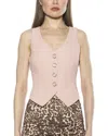 Alexia Admor Liliana Button Front Vest
