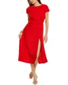 Alexia Admor Lily Midi Dress In Orange