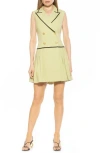 Alexia Admor Women's Lilyana Double Breasted Mini Coat Dress In Mint