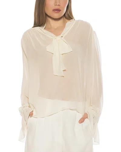 Alexia Admor Lin Blouse In White