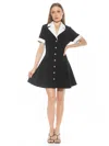 Alexia Admor Linus Dress In Black