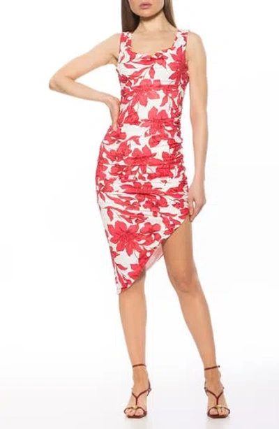 Alexia Admor Lisa Asymmetric Midi Dress