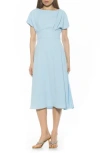 Alexia Admor Lottie Dolman Sleeve Dress In Halogen Blue