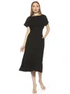Alexia Admor Lottie Dolman Sleeve Dress In Black