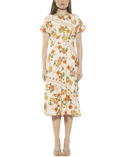 Alexia Admor Lottie Fit & Flare Dress In Neutral