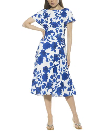 Alexia Admor Lottie Fit & Flare Dress In Blue