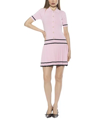 Alexia Admor Lucinda Short Sleeve Dress In Pink