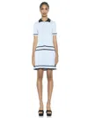 Alexia Admor Lucinda Short Sleeve Dress In Blue