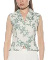 Alexia Admor Luisa Vest Top In Green